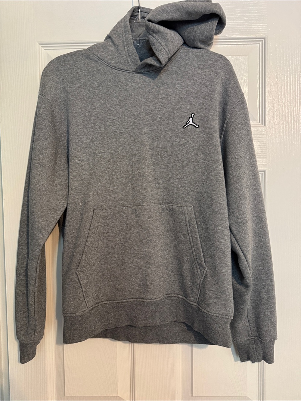 Jordan Gray Pullover Hoodie with Jumpman Logo